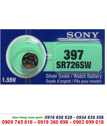 Sony SR726SW-Pin 397, Pin Sony SR726SW-397 silver oxide 1.55v chính hãng